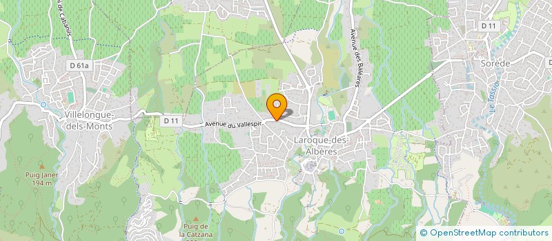 localisation de l'entreprise MONSIEUR ANDREW REIS  LAROQUE-DES-ALBERES