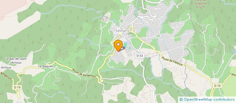 localisation de l'entreprise MONSIEUR ANDREW ROTHERY  SEILLANS