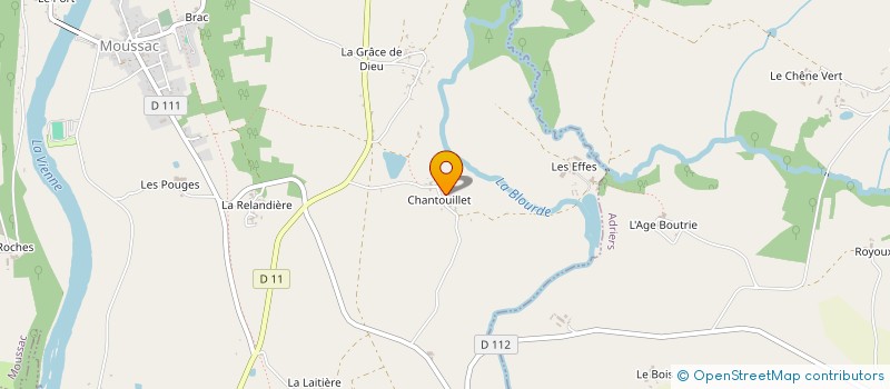 localisation de l'entreprise MONSIEUR ANDREW ROXBURGH  MOUSSAC