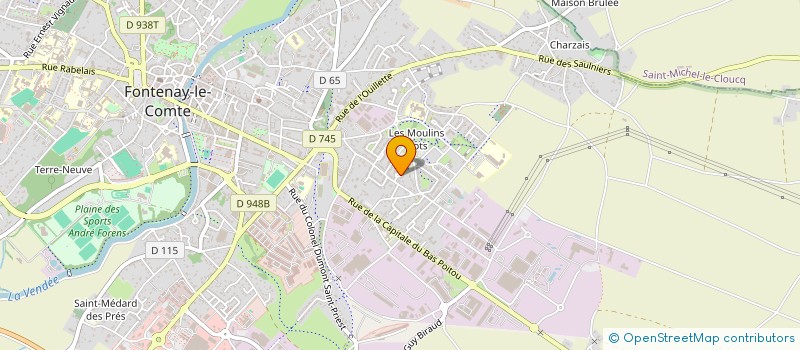 localisation de l'entreprise MONSIEUR ANDREW SHAW  FONTENAY-LE-COMTE