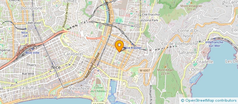 localisation de l'entreprise MONSIEUR ANDREW SIMPERINGHAM  NICE