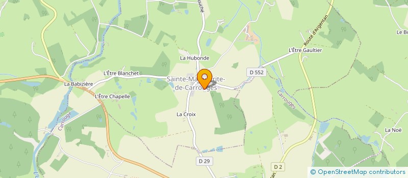 localisation de l'entreprise MONSIEUR ANDREW STEMP à SAINTE-MARGUERITE-DE-CARROUGES
