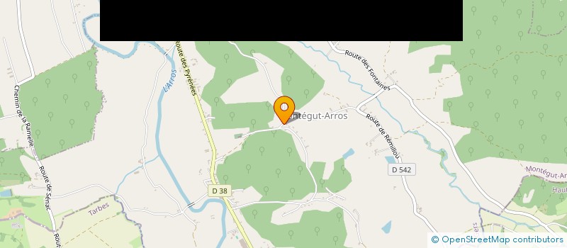 localisation de l'entreprise MONSIEUR ANDREW STEVENSON  MONTEGUT-ARROS