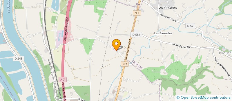 localisation de l'entreprise MONSIEUR ANDREW SUTTON  SAULCE-SUR-RHONE