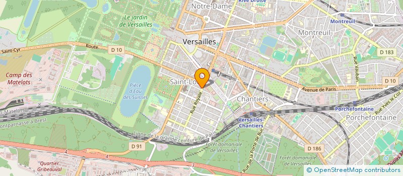 localisation de l'entreprise MONSIEUR ANDREW SWEENY à VERSAILLES