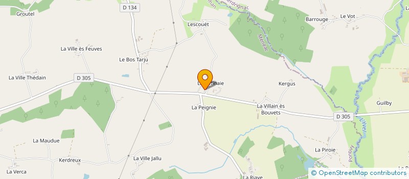 localisation de l'entreprise MONSIEUR ANDREW UNDERWOOD  MENEAC