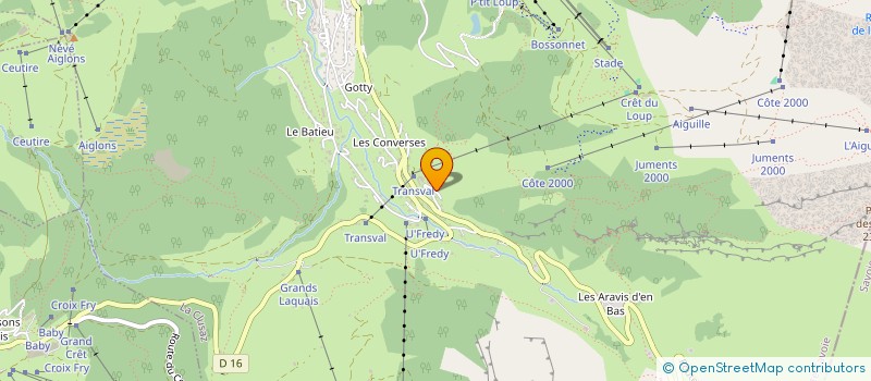 localisation de l'entreprise MONSIEUR ANDREW WALLIN à LA CLUSAZ