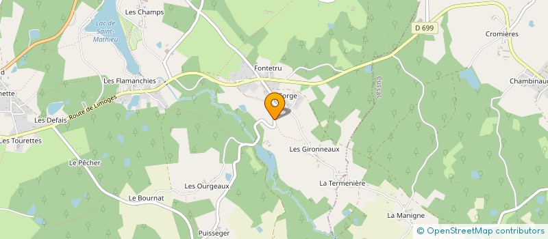 localisation de l'entreprise MONSIEUR ANDREW WARD  SAINT-MATHIEU