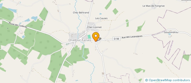 localisation de l'entreprise MONSIEUR ANDREW WEATHERILL  ORADOUR-FANAIS