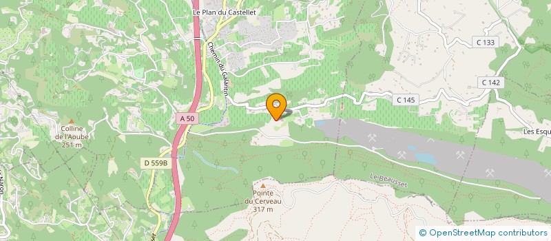 localisation de l'entreprise MONSIEUR ANDREW WILHELMJ  LE BEAUSSET