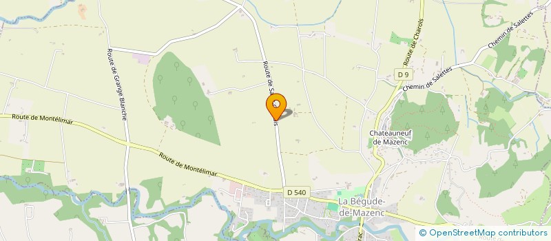 localisation de l'entreprise MONSIEUR ANDREW WILLIAMS  LA BEGUDE-DE-MAZENC