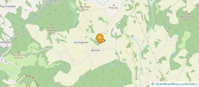 localisation de l'entreprise MONSIEUR ANDREW WOODGATE  CHAMBERET