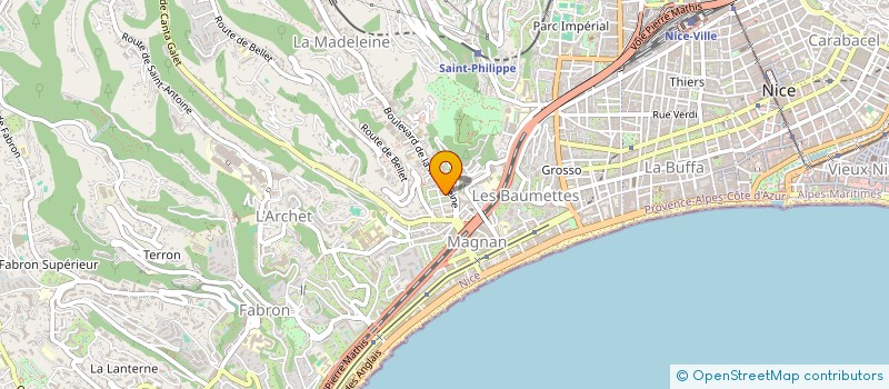 localisation de l'entreprise MONSIEUR ANDREY CHAHOVSKY à NICE