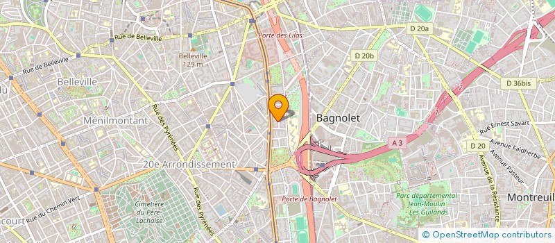 localisation de l'entreprise MONSIEUR ANDREY CORYELL  PARIS