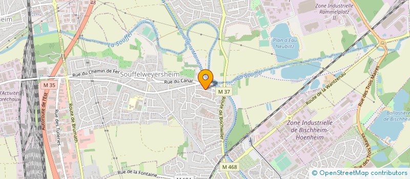 localisation de l'entreprise MONSIEUR ANDREY POPYKIN  SOUFFELWEYERSHEIM