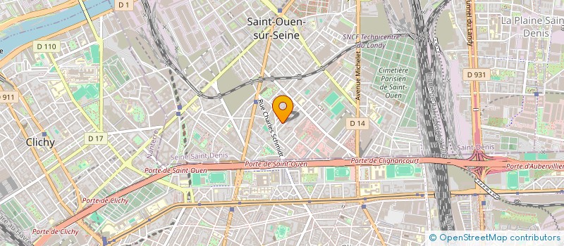 localisation de l'entreprise MONSIEUR ANDREY SEBAOUN à SAINT-OUEN-SUR-SEINE