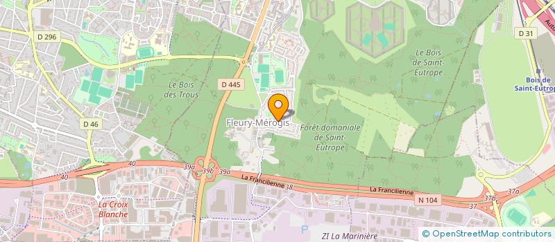 localisation de l'entreprise MONSIEUR ANDRIAMAMPIANINA JAONA  FLEURY-MEROGIS