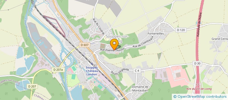 localisation de l'entreprise MONSIEUR ANDRIAMANANONY JERINDRAINY  SOUPPES-SUR-LOING