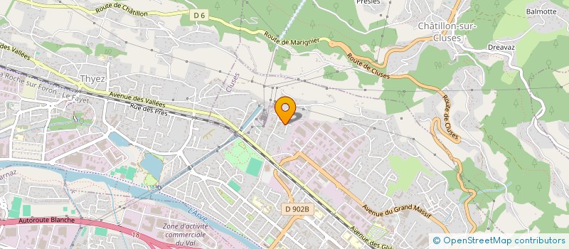 localisation de l'entreprise MONSIEUR ANDRIAMANANTENA RAZAFINDRANAIVO  CLUSES