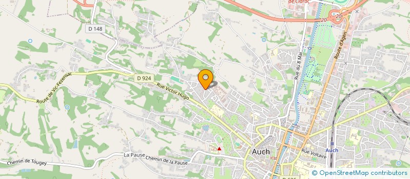 localisation de l'entreprise MONSIEUR ANDRIAMANANTSOA RAZANAJATOVO  AUCH