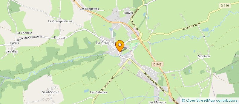 localisation de l'entreprise MONSIEUR ANDRIAMIFIDY RAMARIAVELO  LA CHAPELAUDE