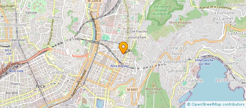 localisation de l'entreprise MONSIEUR ANDRIAN BAIDAN à NICE