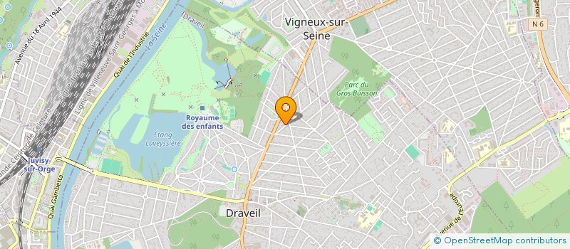 localisation de l'entreprise MONSIEUR ANDRIAN BUDAC à DRAVEIL