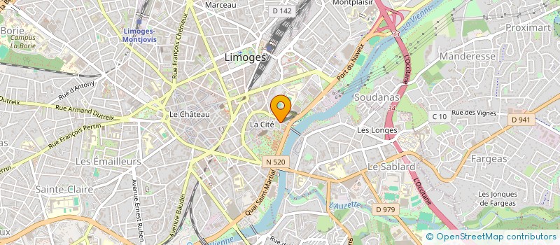 localisation de l'entreprise MONSIEUR ANDRIAN DALCA à LIMOGES