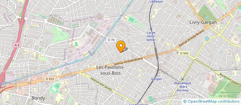 localisation de l'entreprise MONSIEUR ANDRIAN DASCHEVICI  LES PAVILLONS-SOUS-BOIS