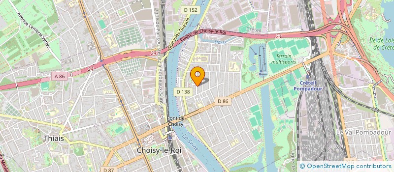localisation de l'entreprise MONSIEUR ANDRIAN MARTENICI à CHOISY-LE-ROI