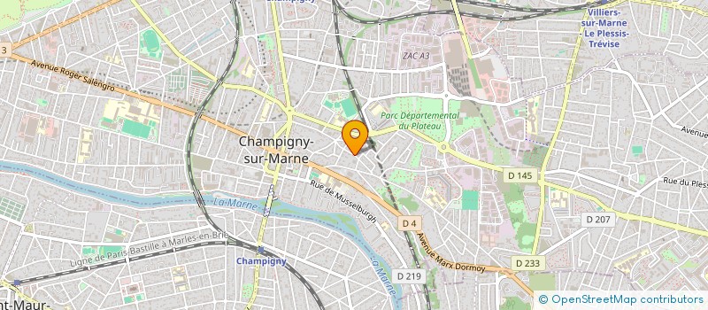 localisation de l'entreprise MONSIEUR ANDRIAN MERTIC à CHAMPIGNY-SUR-MARNE