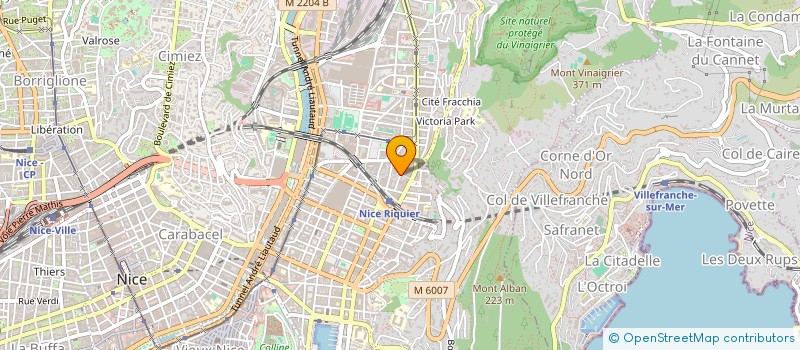 localisation de l'entreprise MONSIEUR ANDRIAN PLACINTA à NICE