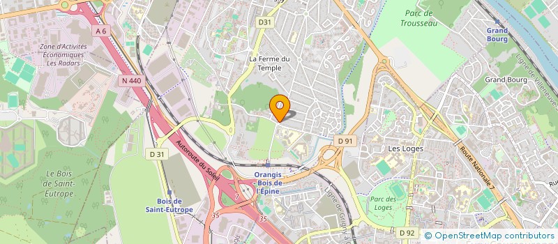 localisation de l'entreprise MONSIEUR ANDRIAN TIMOSCO  RIS-ORANGIS