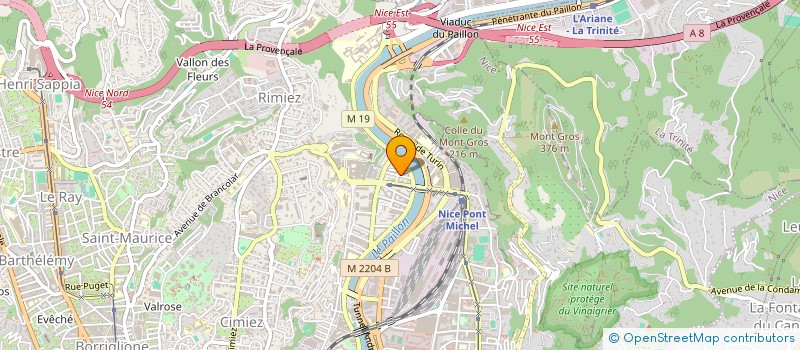 localisation de l'entreprise MONSIEUR ANDRIAN UNGUREANU  NICE