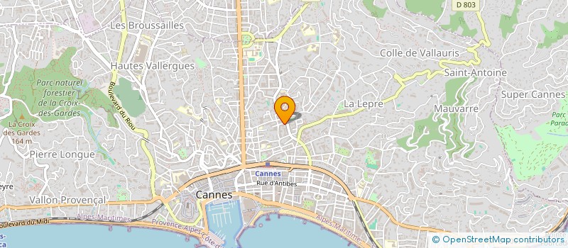 localisation de l'entreprise MONSIEUR ANDRIANA MARUSEAC à CANNES
