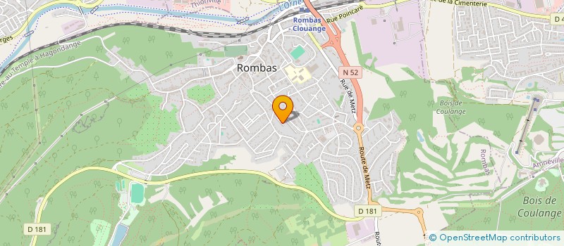 localisation de l'entreprise MONSIEUR ANDRIANIAINA RAMANJATO  ROMBAS