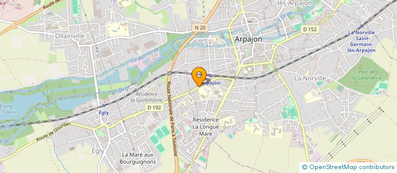 localisation de l'entreprise MONSIEUR ANDRIANINA RASOLOSON  ARPAJON