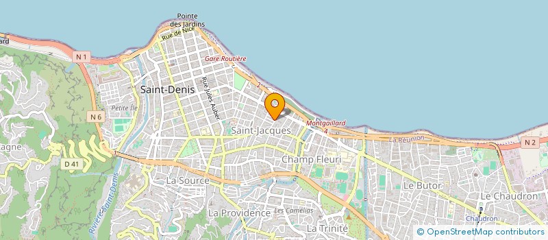 localisation de l'entreprise MONSIEUR ANDRIANIRINA RAMILISON  SAINT-DENIS