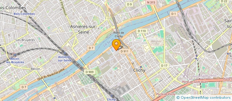 localisation de l'entreprise MONSIEUR ANDRIATAHINA RAKOTONDRASOA à CLICHY