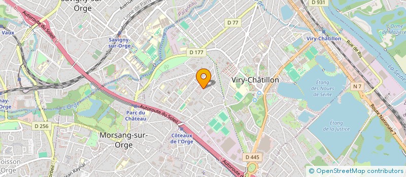 localisation de l'entreprise MONSIEUR ANDRIATSILAVINA RAJOSOA à VIRY-CHATILLON