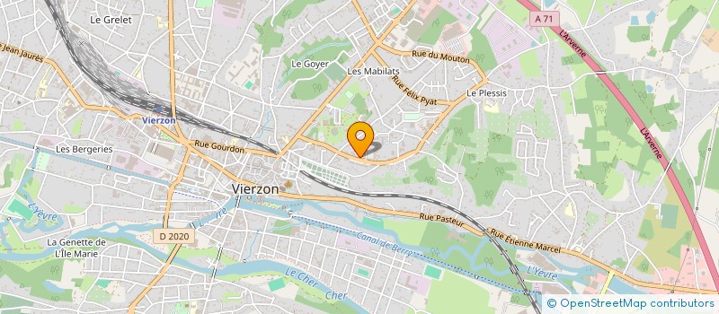 localisation de l'entreprise MONSIEUR ANDRIATSIRESY RAJOELINA  VIERZON