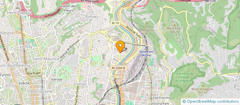 localisation de l'entreprise MONSIEUR ANDRII DYMITRASH  NICE