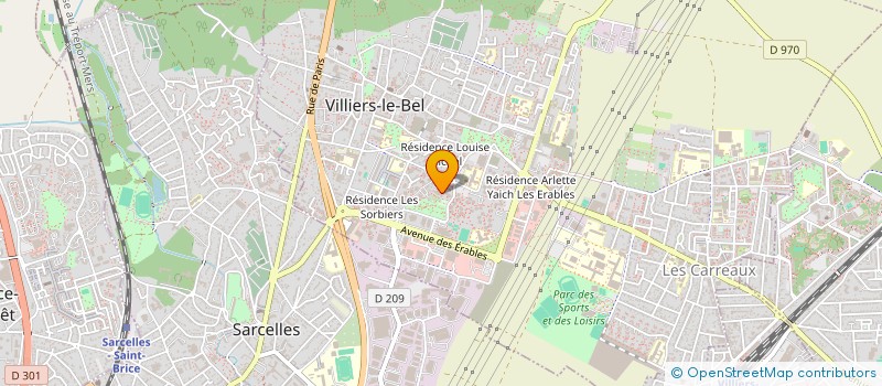 localisation de l'entreprise MONSIEUR ANDRII HRYNENKO  VILLIERS-LE-BEL