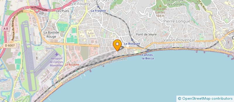 localisation de l'entreprise MONSIEUR ANDRII HUSHCHIN  CANNES