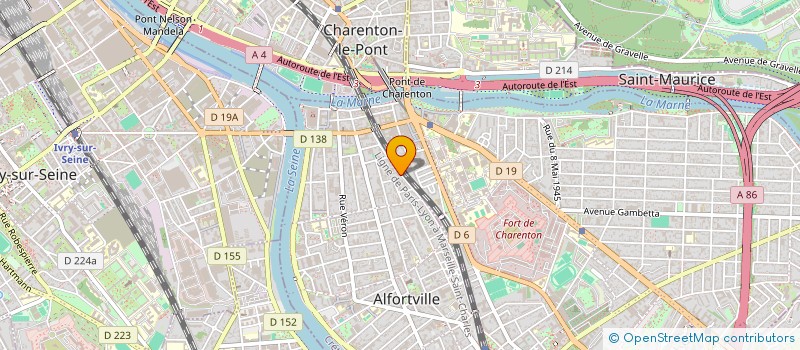 localisation de l'entreprise MONSIEUR ANDRII LYCH  ALFORTVILLE