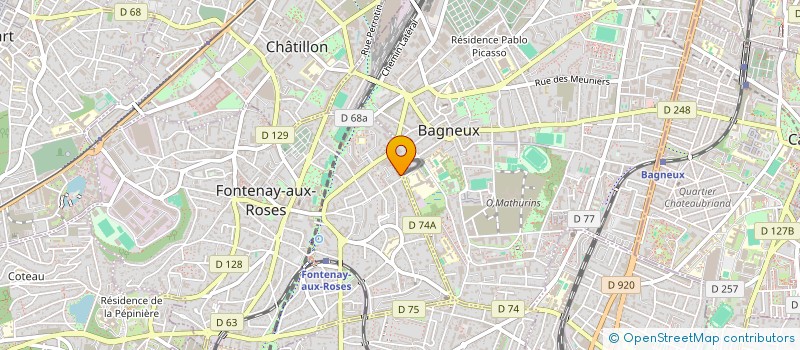 localisation de l'entreprise MONSIEUR ANDRII MAKOHON à FONTENAY-AUX-ROSES