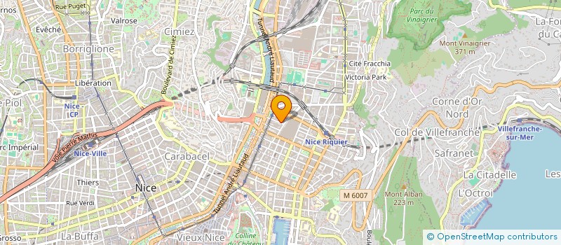 localisation de l'entreprise MONSIEUR ANDRII NAHIRNYI  NICE