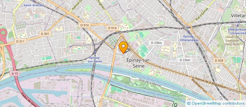 localisation de l'entreprise MONSIEUR ANDRII POPADYN à EPINAY-SUR-SEINE