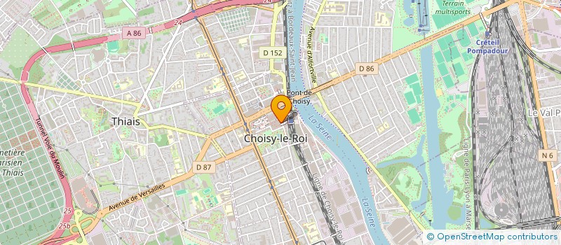 localisation de l'entreprise MONSIEUR ANDRII SHELEFONTIUK  CHOISY-LE-ROI