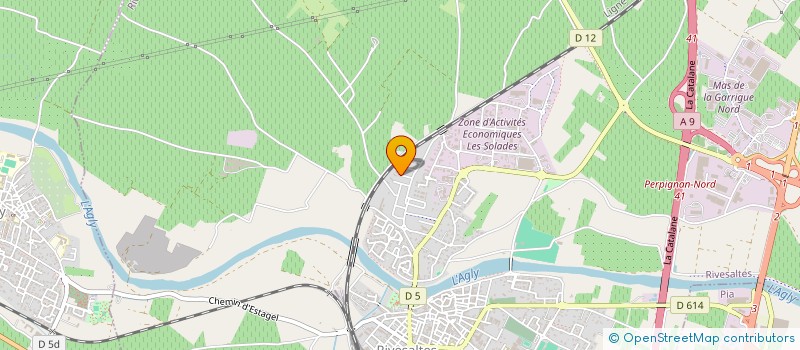 localisation de l'entreprise MONSIEUR ANDRII SHEVCHENKO  RIVESALTES